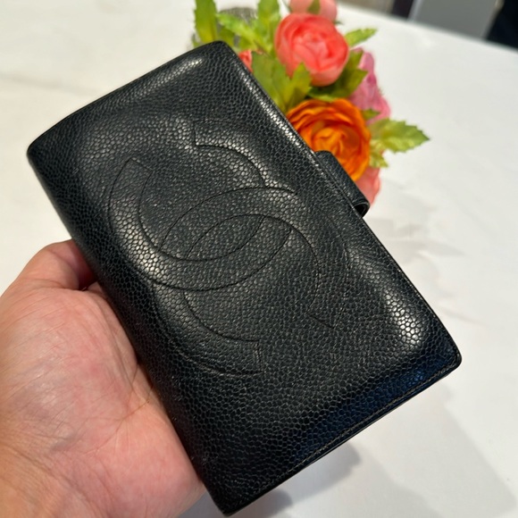 CHANEL Handbags - CHANEL Black Wallet